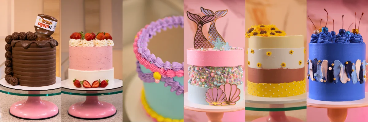 Decorações em Ganache de Chantilly
